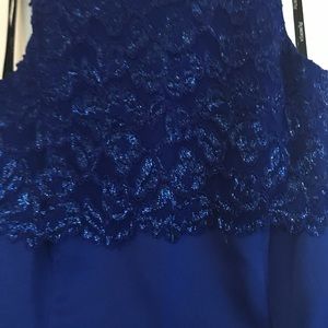 Vintage Roberta formal gown in Blue.